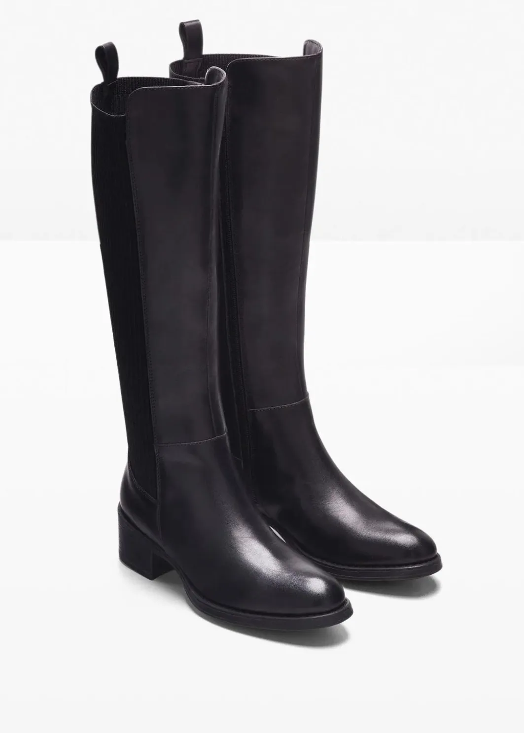 New Stiefel aus Leder Damen Gefütterte Winterschuhe|Stiefel