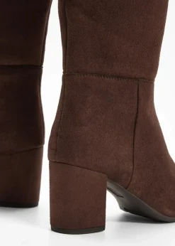 Sale Stiefel mit Blockabsatz Damen Stiefel
