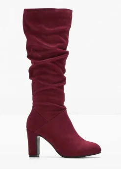Online Stiefel mit Raffung Damen Stiefel