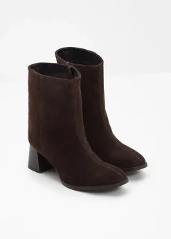 Damen bonprix Stiefeletten|Premium|Stiefeletten aus Leder