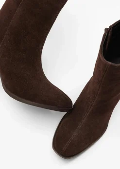 Damen bonprix Stiefeletten|Premium|Stiefeletten aus Leder