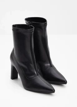 Damen bonprix Stiefeletten|Schuhe & Accessoires In Spezialgrößen·Elastischer Schaft|Stiefeletten mit hohem Absatz