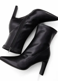 Damen bonprix Stiefeletten|Schuhe & Accessoires In Spezialgrößen·Elastischer Schaft|Stiefeletten mit hohem Absatz