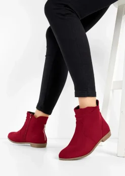 Outlet Stiefeletten mit Raffung Damen Schuhe & Accessoires In Spezialgrößen·Schuhe In Übergröße|Stiefeletten