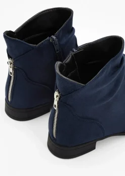 Damen bonprix Schuhe & Accessoires In Spezialgrößen·Schuhe In Übergröße|Stiefeletten|Stiefeletten mit Raffung