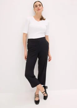 Outlet 3/4-Stifthose mit Schlitz Damen Hosen