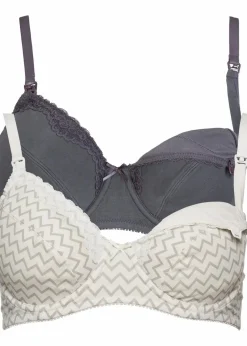 Damen bonprix Wäsche·Still- & Umstandswäsche|Wäsche·Baumwollunterwäsche|Still BH mit Bügel mit Bio-Baumwolle (2er Pack)