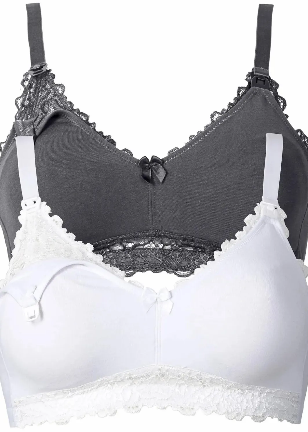 Online Still BH ohne Bügel mit Bio-Baumwolle (2er Pack) Damen Große Cups D-H|Umstandsmode