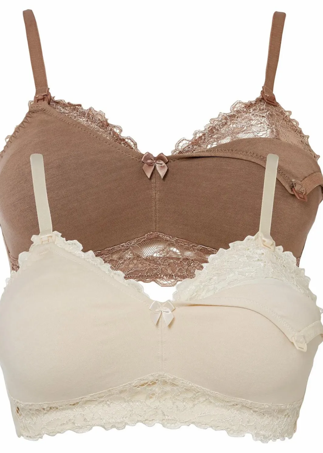 Clearance Still BH ohne Bügel mit Bio-Baumwolle (2er Pack) Damen Wäsche·Still- & Umstandswäsche|Wäsche·Baumwollunterwäsche