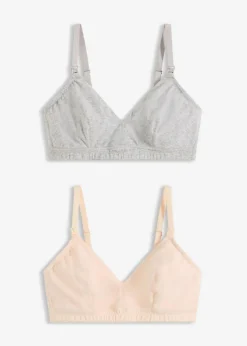 Online Still-BH ohne Bügel mit Bio-Baumwolle (2er Pack) Damen Wäsche·Still- & Umstandswäsche|Wäsche·Baumwollunterwäsche