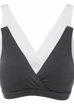Best Still-BH ohne Bügel mit Bio-Baumwolle (2er Pack) Damen Umstandsmode|Nachhaltigere Materialien