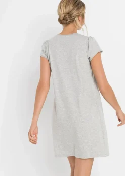 Damen bonprix Umstandsmode|Nachhaltigere Materialien|Still-Nachthemd mit Bio-Baumwolle