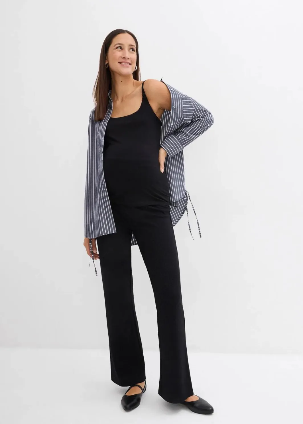 Outlet Stilltops aus Bio-Baumwolle (2er Pack) Damen Bekleidung·Blazer|Umstandsmode
