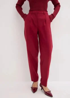Damen bonprix Bekleidung·Kleider|Hosen|Stoffhose im Barrelfit