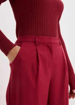 Damen bonprix Bekleidung·Kleider|Hosen|Stoffhose im Barrelfit