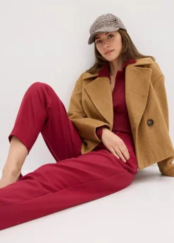 Damen bonprix Bekleidung·Kleider|Hosen|Stoffhose im Barrelfit