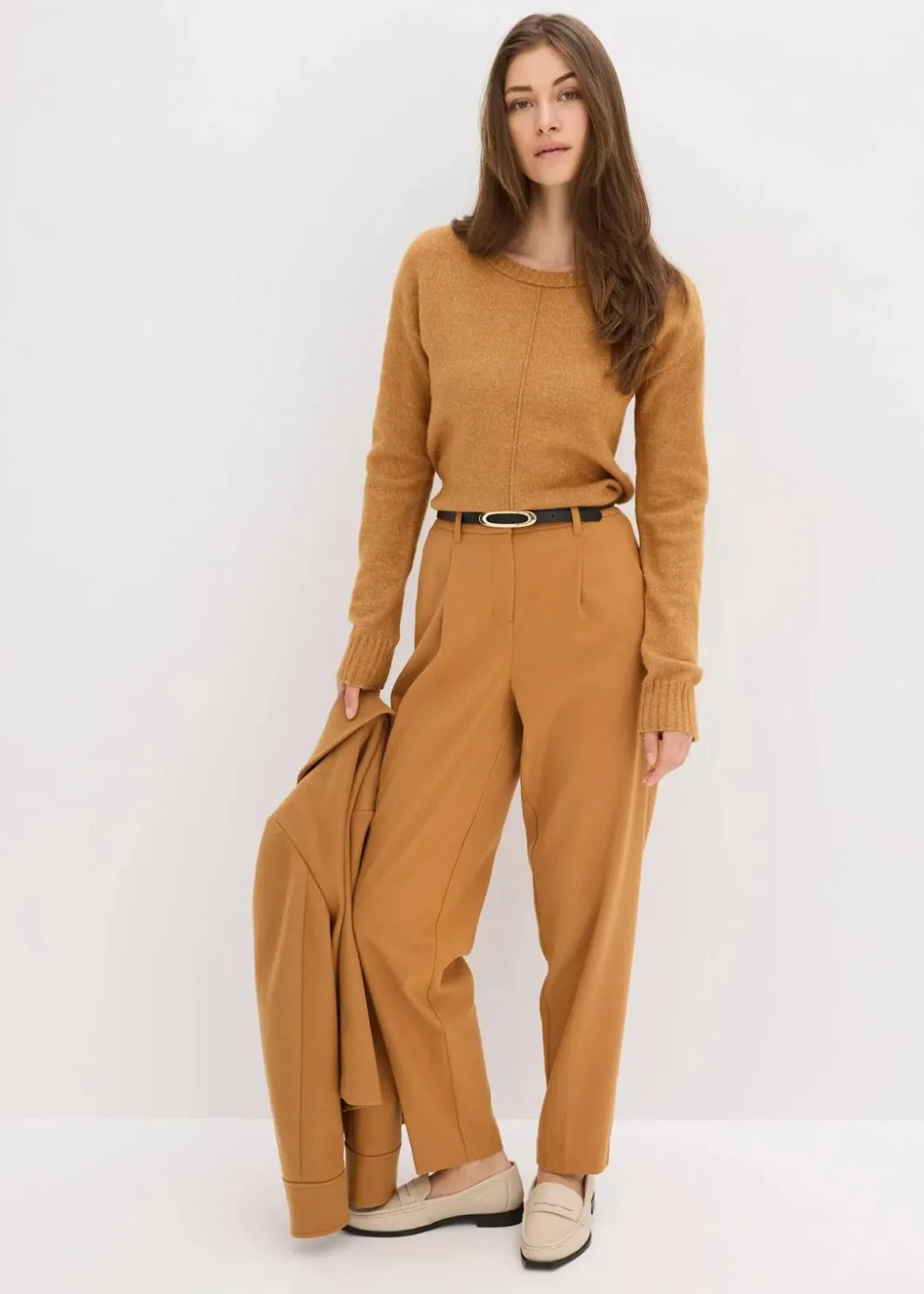 Stoffhose im Barrelfit Damen Hosen|Bekleidung·Kleider
