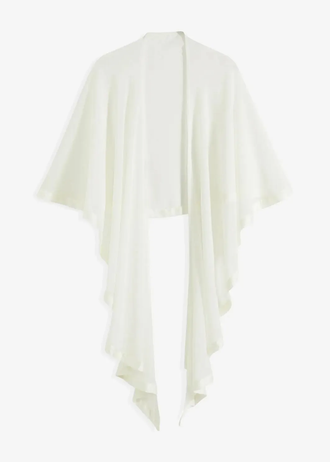 Clearance Stola mit feinem Satindetail Damen Ponchos|Schuhe & Accessoires In Spezialgrößen·Tücher & Ponchos