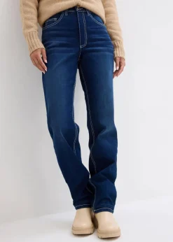Discount Straight Jeans High Waist, Thermo Damen Jeans|Bekleidung·Shirts & Tops