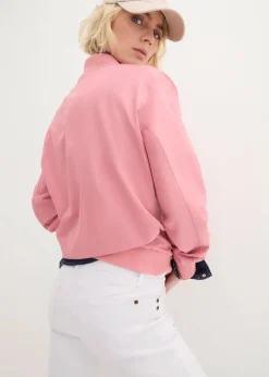 Damen bonprix Jeans|Kurzgrößen|Straight Jeans Mid Waist, Stretch