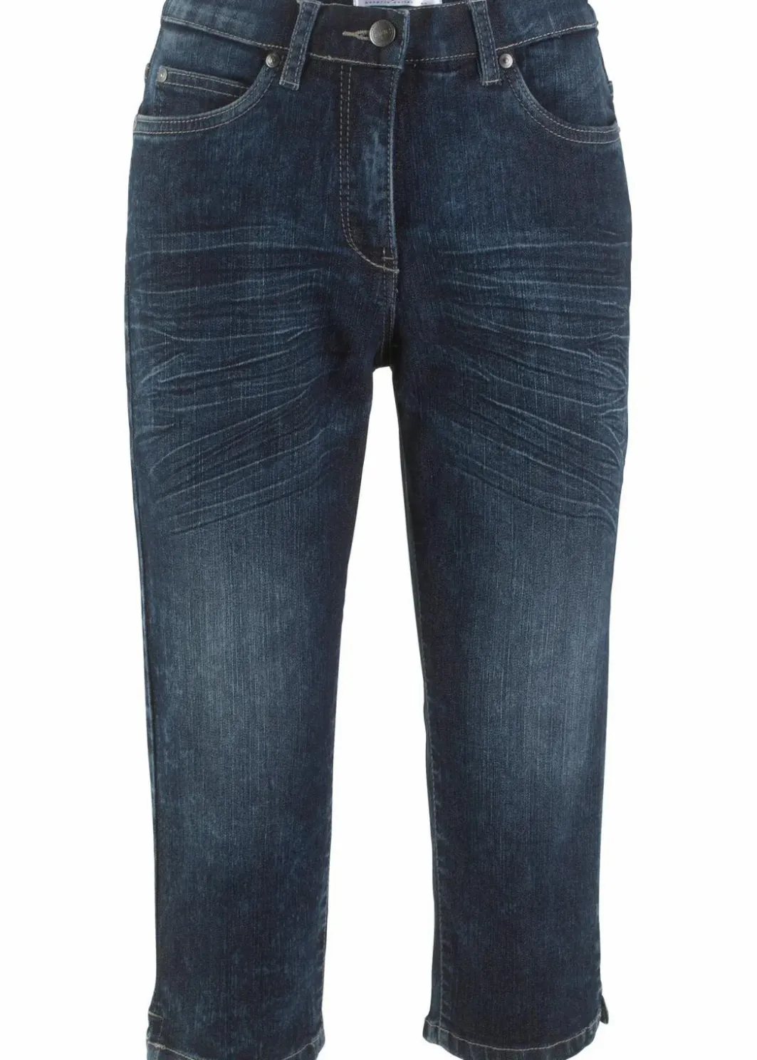 Damen bonprix Bekleidung·Shirts & Tops|Jeans|Straight Jeans, Mid Waist, Stretch