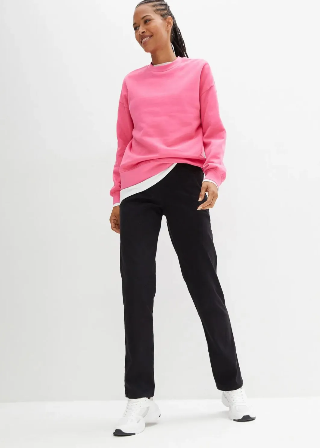 New Straight Jeans, Mid Waist (2er Pack) Damen Bekleidung·Kleider|Hosen