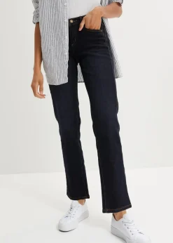 Clearance Straight Jeans Mid Waist, Stretch Damen Jeans|Kurzgrößen