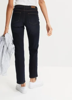 Clearance Straight Jeans Mid Waist, Stretch Damen Jeans|Kurzgrößen