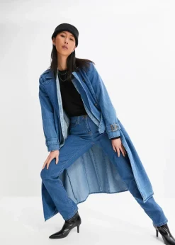 Best Straight Jeans Mid Waist, Stretch Damen Jeans|Kurzgrößen