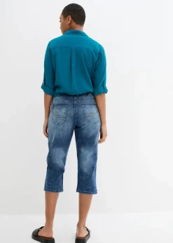 Outlet Straight Jeans, Mid Waist, Stretch Damen Jeans|Bekleidung·Shirts & Tops