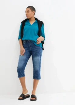 Outlet Straight Jeans, Mid Waist, Stretch Damen Jeans|Bekleidung·Shirts & Tops