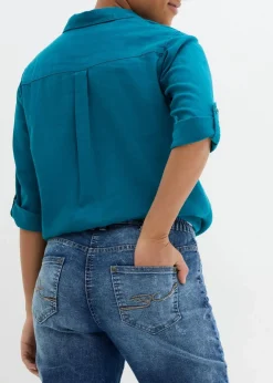 Outlet Straight Jeans, Mid Waist, Stretch Damen Jeans|Bekleidung·Shirts & Tops