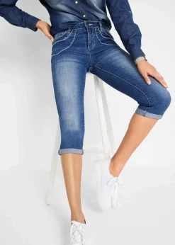 Hot Straight Jeans Mid Waist, cropped Damen Bekleidung·Shirts & Tops|Jeans