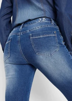Hot Straight Jeans Mid Waist, cropped Damen Bekleidung·Shirts & Tops|Jeans
