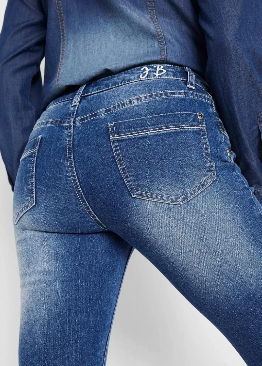 Hot Straight Jeans Mid Waist, cropped Damen Bekleidung·Shirts & Tops|Jeans