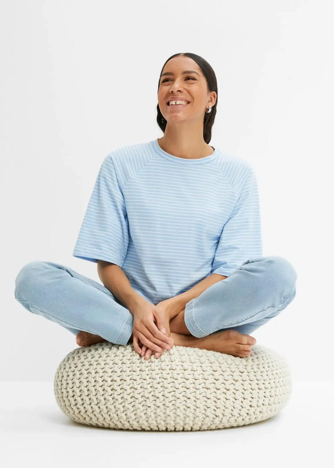 New Straight Jeans Mid Waist, Stretch Damen Jeans|Kurzgrößen