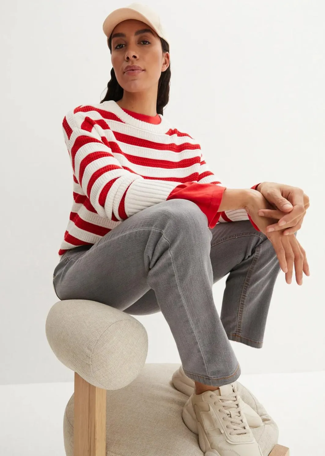 New Straight Jeans Mid Waist, Stretch Damen Jeans|Kurzgrößen