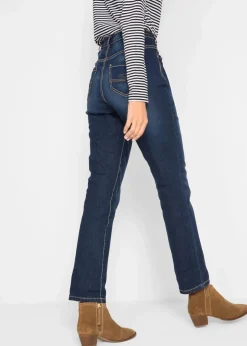 Discount Straight-Jeans High Waist, Stretch Damen Bekleidung·Shirts & Tops|Jeans