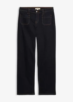 Damen bonprix Jeans|Bekleidung·Shirts & Tops|Straight-Jeans Mid Waist