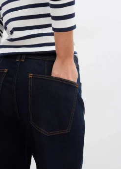 Damen bonprix Jeans|Bekleidung·Shirts & Tops|Straight-Jeans Mid Waist