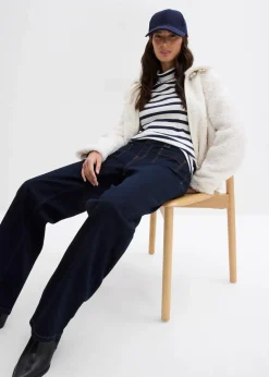 Damen bonprix Jeans|Bekleidung·Shirts & Tops|Straight-Jeans Mid Waist