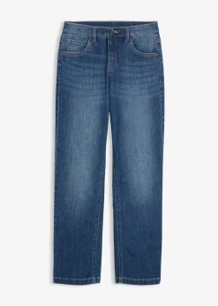 Kinder bonprix Mädchen 9-16 Jahre·Jeans|Straight-Jeans Mid Waist