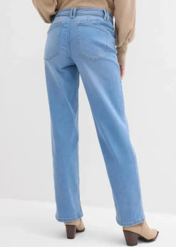 Clearance Straight-Jeans Mid Waist Damen Bekleidung·Shirts & Tops|Jeans