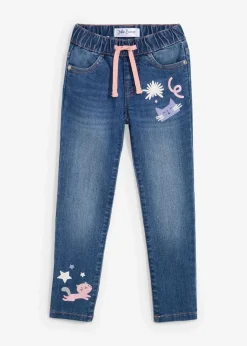 Kinder bonprix Mädchen 2-8 Jahre·Jeans & Hosen|Straight-Jeans Mid Waist