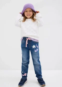 Kinder bonprix Mädchen 2-8 Jahre·Jeans & Hosen|Straight-Jeans Mid Waist