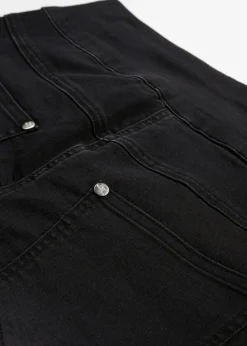 Straight-Jeans Mid Waist, Super Stretch mit Bequembund Damen Jeans|Kurzgrößen