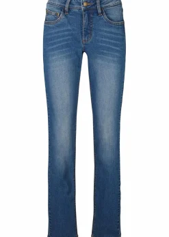 Best Straight-Jeans Mid Waist, Stretch Damen Bekleidung·Shirts & Tops|Jeans