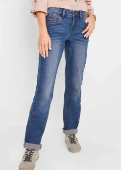 Best Straight-Jeans Mid Waist, Stretch Damen Bekleidung·Shirts & Tops|Jeans