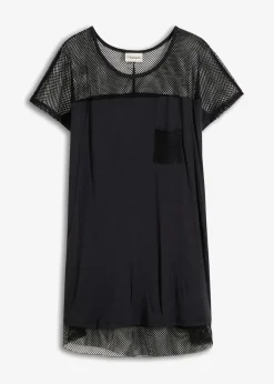 Damen bonprix Strandmode|Bademode·Strandmode|Strand Longshirt aus fließender Viskose