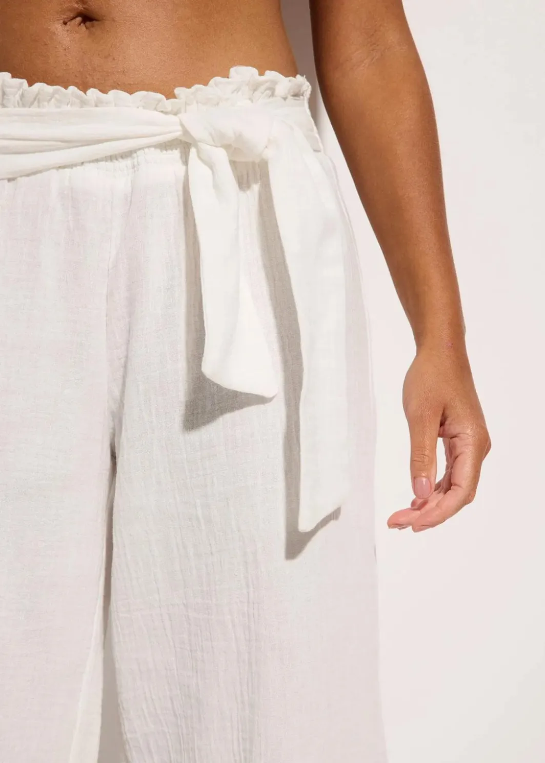 Strand Musselin 3/4-Hose Damen Hosen|Bekleidung·Kleider